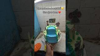 Jungle 🍰 birthdaycake cake cakedecorating cakedesign birthday cakedecoration cakerecipe yt [upl. by Aihseken419]