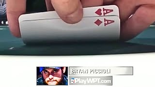 ALL IN With POCKET ACES for 2465000 at WPT Final Table [upl. by Elbertine]