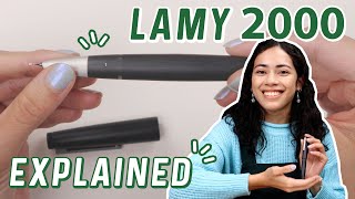 LAMY 2000 All About Lamys Most Famous Fountain Pen [upl. by Brodie]