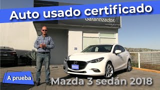 Prueba auto usado certificado  Mazda 3 Sedán 2014  2018  Autocosmos [upl. by Elleined502]