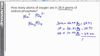 grams compound to atoms [upl. by Atinehc]