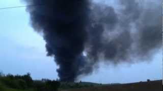 Iowa City Landfill Fire May 26 2012 [upl. by Morgana241]