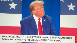 Trump in Fayetteville North Carolina with Silk [upl. by Nevsa792]