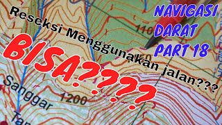 quot MODIFIED RESECTION quot  RESEKSI NAVIGASI DARAT quot Menggunakan Satu Sudut Kompas dan jalansungai quot [upl. by Retsevel729]