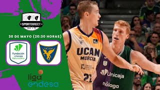 🔴 DIRECTO  UNICAJA BALONCESTO vs UCAM MURCIA  2º Semifinal Liga Endesa  SportDirect Radio [upl. by Zwiebel]