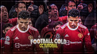 Football Cold Cc  Alight Motion Tutorial Like AE Preset [upl. by Archer]