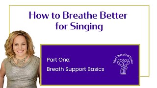 How to Breathe Better for Singing [upl. by Eninnaj538]