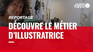 ILLUSTRATRICE DÉCOUVRE UN MÉTIER [upl. by Selie]