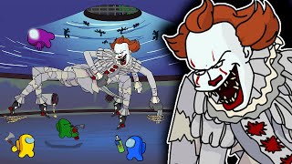 AMONG US Crewmates vs PENNYWISE Clown  Animation [upl. by Lisandra712]