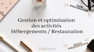 Gestion et optimisation des activités hébergementsrestauration Management Hôtelière [upl. by Eadas]