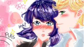 Chat in Love  Miraculous Ladybug Comic Dub [upl. by Boak]