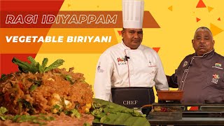 Ragi Idiyappam Vegetable Biryani  Easy to Make  Chef Damus Multicuisine [upl. by Steffen586]