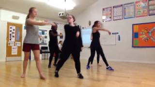 GCSE Dance year 10  Emancipation of Expressionism motifs and hiphop style group 1 [upl. by Immaj]