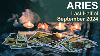 ARIES LAST HALF OF SEPTEMBER 2024 quotDESERVINGNESSquot tarotreading Aries TarotReading september2024 [upl. by Amias]