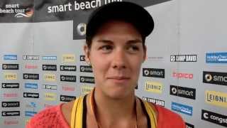 Die Deutsche BeachVolleyball Meisterin Kira Walkenhorst im Interview [upl. by Kamp]