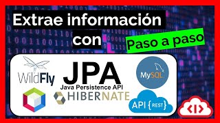 Cómo extraer información de una base de datos MYSQL con JPA  Servicio REST parte 3 [upl. by Trescott]