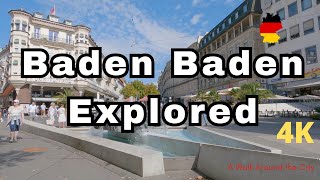 Baden Baden Walking Tour A Visual Feast for Travel Enthusiasts 🇩🇪 [upl. by Karylin]