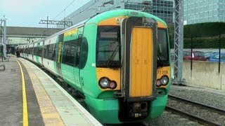 HD Milton Keynes Central to Clapham Junction  Southern Class 377 220313 [upl. by Fang]