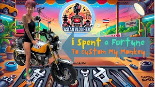 You Wont Believe How Much I Spent on My Honda Monkey Makeover [upl. by Ahtnahc]