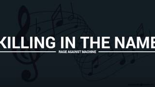 Rage Against Machine  Killing In The Name lyrics karaoke cover [upl. by Tersina857]