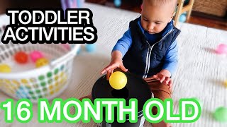 WHAT ACTIVITIES MY 16 MONTH OLD BABY DOES IN A DAY [upl. by Nahbois]