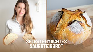 Sauerteigbrot einfach selbst machen  Immer knuspriges amp frisches Brot zuhause genießen [upl. by Eeloj379]