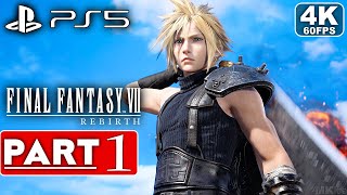 FINAL FANTASY 7 REBIRTH Gameplay Walkthrough Part 1 FULL GAME 4K 60FPS PS5  No Commentary [upl. by Jeuz]