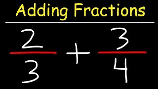 Adding Fractions With Unlike Denominators [upl. by Heiskell699]