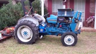 Tractor Maintenance on 1986 Ford 3910 Oil Hydraulics Transmission Grease like Ford Diesel 5000 [upl. by Audsley]