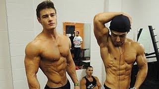 Aesthetic Bodybuilding Workout in Europe with Jeff Seid Alon Gabbay Matt Ogus Chris Lavado [upl. by Eitsym900]