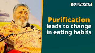 Guru Vakyam English Episode 1051  Purification leads to change in eating habits [upl. by Ettevad]