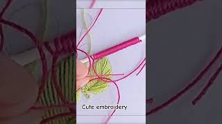 Very beautiful crochet embroidered tutorial crochet tutorial embroidery [upl. by Nenerb]