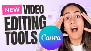 NEW Video Editing Tools in Canva 2024  EASIER THAN EVER [upl. by Ennaoj581]