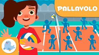 PALLAVOLO per bambini  Regole base [upl. by Akelahs707]