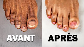 Tuto VERNIS SEMIPERMANENT Pieds  Comment faire une PÉDICURE Parfaite [upl. by Ayahs625]