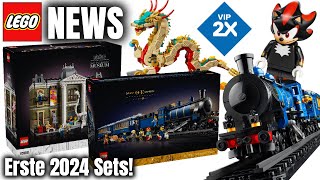 300€ LEGO Zug vorgestellt  Lohnt sich das VIP Wochenende  erste 2024 Sets  NEWS [upl. by Eirot]