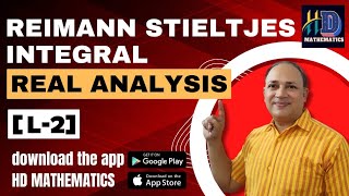 Riemann stieltjes integralL 2R S integral functions of bounded variation real analysis in hindi [upl. by Aicilegna]