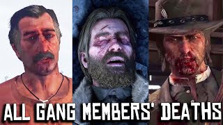 Red Dead Redemption 2 amp 1  All Gang Members Deaths from Davey to Abigail PC 4K [upl. by Ahsitan]