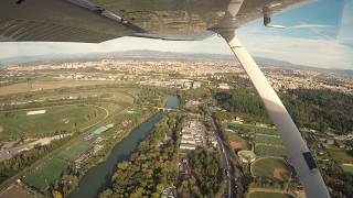 Landing at Roma Urbe Airport  LIRU [upl. by Atsok]