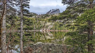 From Bear Lake to Bierstadt Lake Hiking Amidst Thunderstorms and Snow Drifts [upl. by Eural]