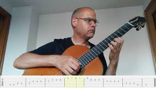 C major scale  Tab  Diatonic major and minor scales by Andrés Segovia [upl. by Shaina38]