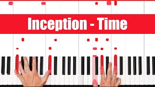 Time Inception Piano Tutorial Full Song [upl. by Socin463]