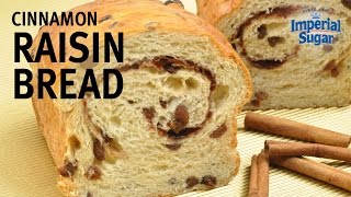 How to Make Homemade Cinnamon Raisin Bread by Chef Eddy Van Damme [upl. by Ellenig]