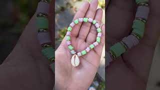 For dear Melaniemartinezfanj6v 🌿💜🐚 Clay bead bracelet ideas [upl. by Aisatsan]