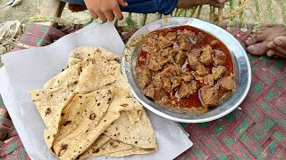 Village wedding ceremony Dawat walima special recipe beef korma [upl. by Anaicul]