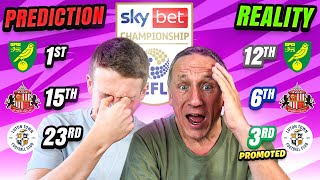 REACTING TO OUR CHAMPIONSHIP 2223 PREDICTIONS [upl. by Irak]