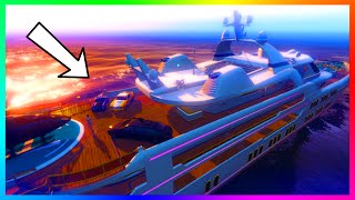 7000000 Super Yacht Cars Clothing amp More ItemsContent GONE MISSING From GTA Online GTA 5 [upl. by Neerol]