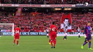 Liverpool FC amp 95000 Australian fans sing quotYoull Never Walk Alonequot FULL Dolby MCG July 242013 [upl. by Spear]