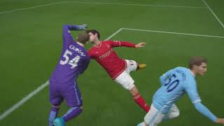 عندما تتحول لعبة فيفا 18الى لعبة مصارعة WWE 🤣🤣🤣  افضل اللقطات المضحكة في لعبة FIFA 18 [upl. by Irakab508]