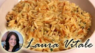 Buttery Parmesan Orzo Recipe  Laura Vitale  Laura in the Kitchen Episode 306 [upl. by Notterb582]